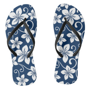BLUE HAWAII (NAVY BLUE) FLIP FLOPS