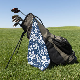 BLUE HAWAII (NAVY BLUE) GOLF TOWEL