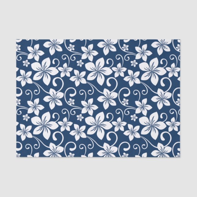 BLUE HAWAII (NAVY) TISSUE PAPER (Front)