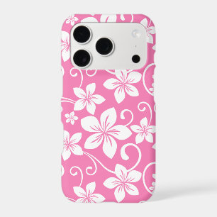 BLUE HAWAII PATTERN IN BUBBLKGUM PINK iPhone 17 PRO CASE