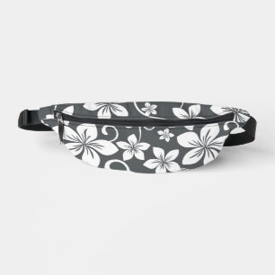BLUE HAWAII PATTERN IN PEWTER FANNY PACK