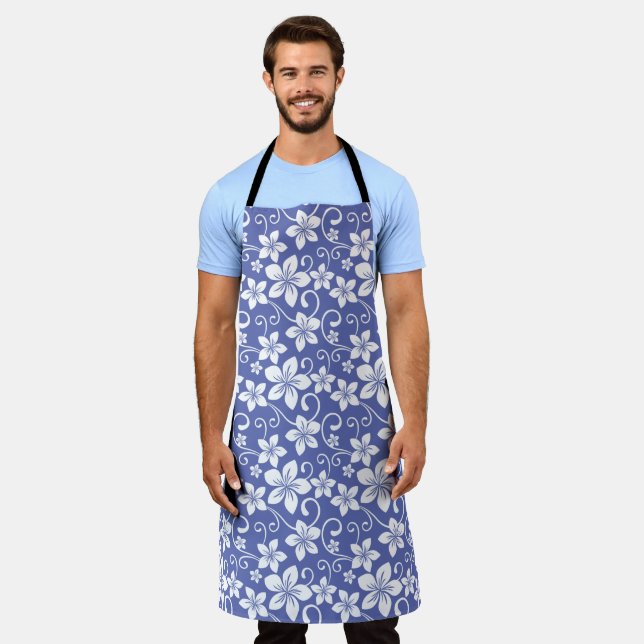BLUE HAWAII (PERIWINKLE) APRON (Worn)