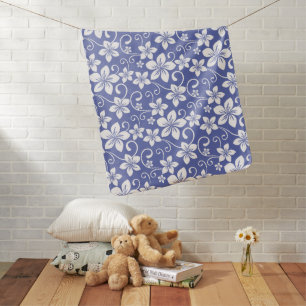 BLUE HAWAII (PERIWINKLE) BABY BLANKET