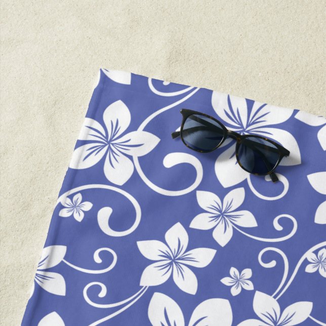 BLUE HAWAII (PERIWINKLE) BEACH TOWEL (In Situ)