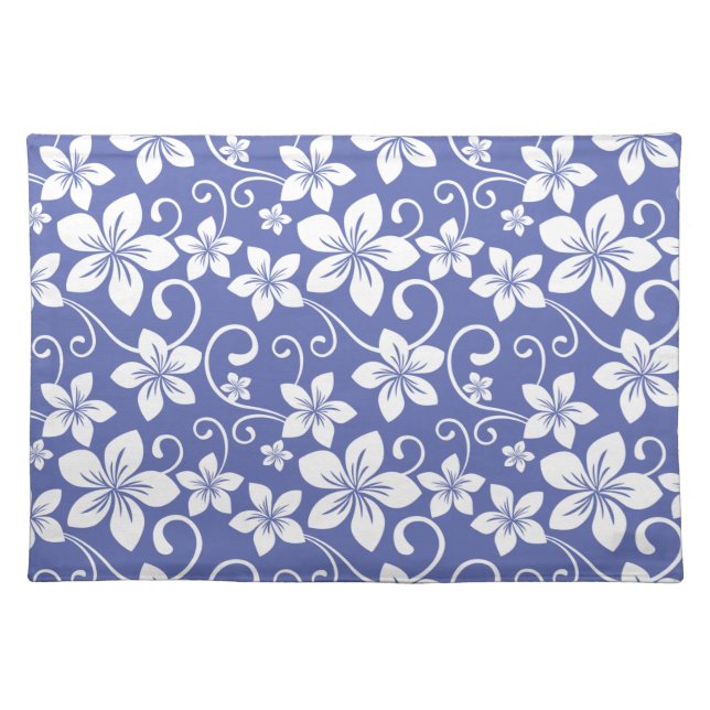 BLUE HAWAII (PERIWINKLE) CLOTH PLACEMAT (Front)