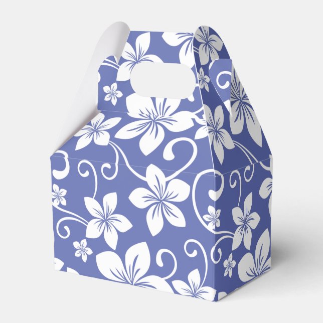 BLUE HAWAII (PERIWINKLE) Favor Box (Front Side)