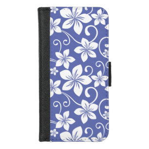 BLUE HAWAII (PERIWINKLE) iPhone 8/7 WALLET CASE