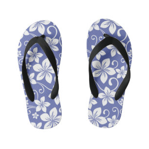 BLUE HAWAII (PERIWINKLE) KID'S FLIP FLOPS