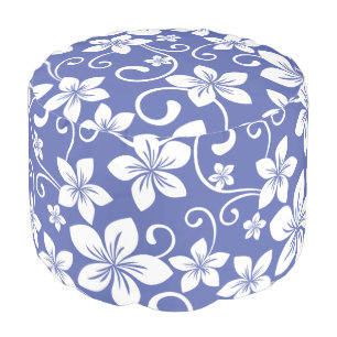 BLUE HAWAII (PERIWINKLE) POUF