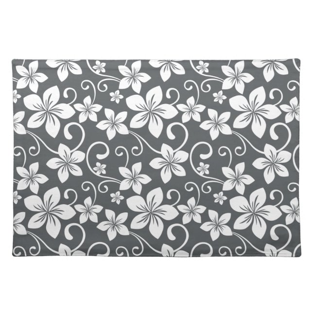 BLUE HAWAII (PEWTER) CLOTH PLACEMAT (Front)