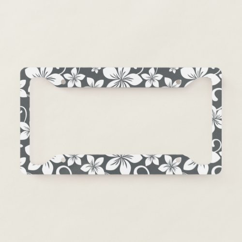 BLUE HAWAII PEWTER LICENSE PLATE FRAME