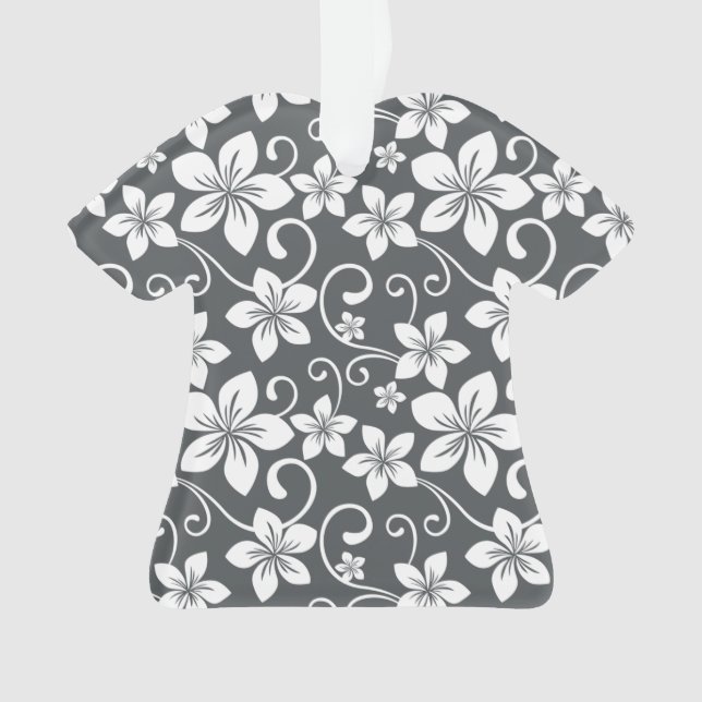 BLUE HAWAII (PEWTER) ORNAMENT (Front)