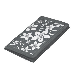 BLUE HAWAII (PEWTER) TRIFOLD WALLET