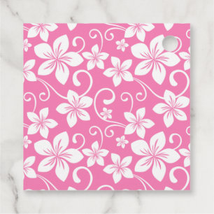 BLUE HAWAII (PINK) FAVOR TAGS