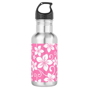BLUE HAWAII (PINK) STAINLESS STEEL WATER BOTTLE