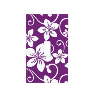 BLUE HAWAII (PLUM) LIGHT SWITCH COVER