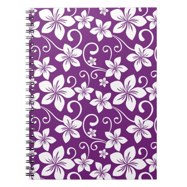 BLUE HAWAII (PLUM) NOTEBOOK (Front)