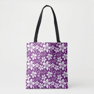 BLUE HAWAII (PLUM) TOTE BAG
