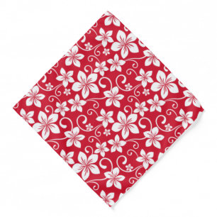BLUE HAWAII (RED) BANDANA