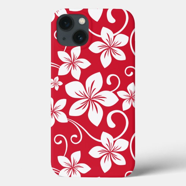 BLUE HAWAII (RED) Case-Mate iPhone CASE (Back)