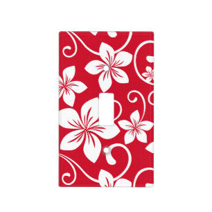BLUE HAWAII (RED) LIGHT SWITCH COVER