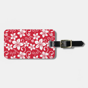 BLUE HAWAII (RED) LUGGAGE TAG