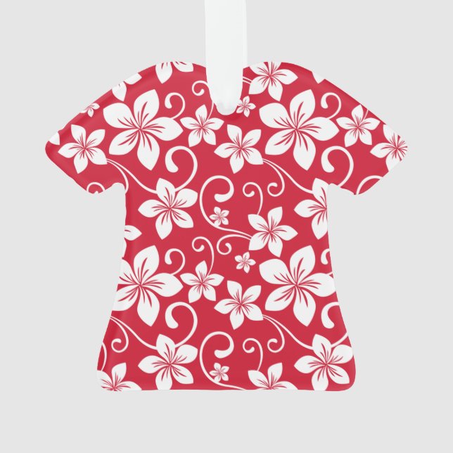 BLUE HAWAII (RED) ORNAMENT (Back)