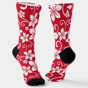BLUE HAWAII (RED) SOCKS