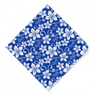 BLUE HAWAII (ROYAL BLUE) BANDANA
