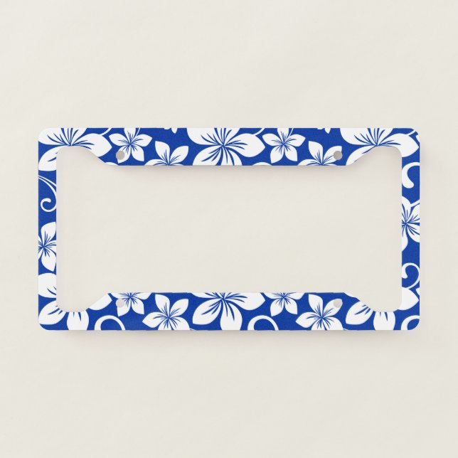 BLUE HAWAII (ROYAL BLUE) LICENSE PLATE FRAME (Front)