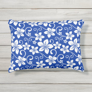 BLUE HAWAII (ROYAL BLUE) OUTDOOR PILLOW