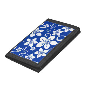 BLUE HAWAII (ROYAL BLUE) TRI-FOLD WALLET