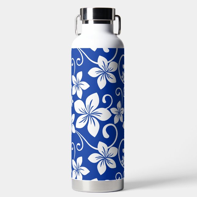 BLUE HAWAII (ROYAL BLUE) WATER BOTTLE (Front)