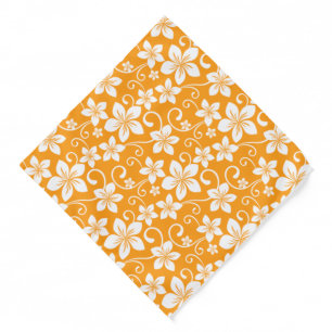 BLUE HAWAII (TANGERINE) BANDANA