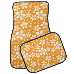 BLUE HAWAII (TANGERINE) CAR FLOOR MAT