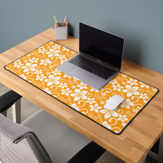 BLUE HAWAII (TANGERINE) DESK MAT (Office 2)