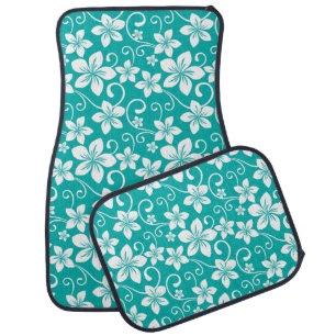 BLUE HAWAII (TEAL) CAR FLOOR MAT