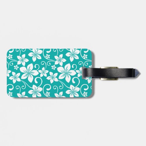 BLUE HAWAII TEAL LUGGAGE TAG