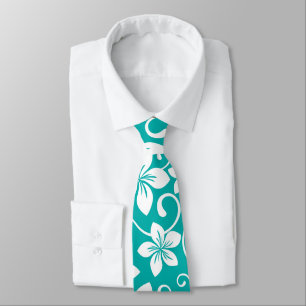 BLUE HAWAII (TEAL) NECK TIE