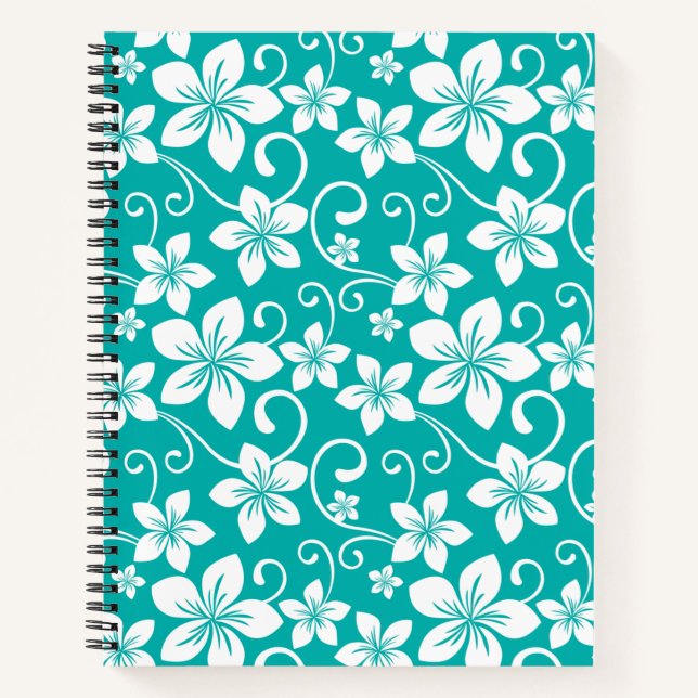 BLUE HAWAII (TEAL) NOTEBOOK (Front)