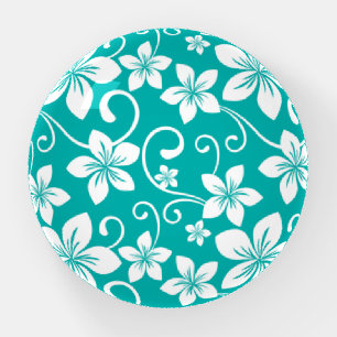 BLUE HAWAII (TEAL) PAPERWEIGHT