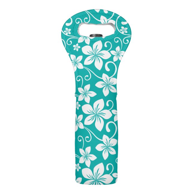 BLUE HAWAII (TEAL) WINE BAG (Front)