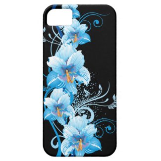 Blue Hawaiian Hibiscus iPhone 5 Case