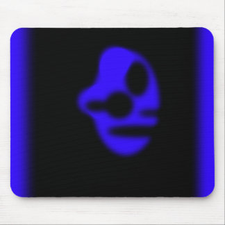 Blue Head Mouse Pad