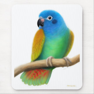 Blue Headed Pionus Parrot Mousepad