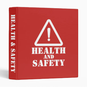 Blue Health and Safety Manual 3 Ring Binder