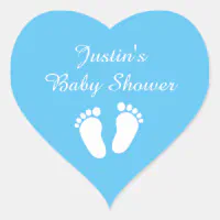 baby boy blue footprints