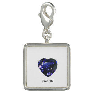 Blue Heart Charm