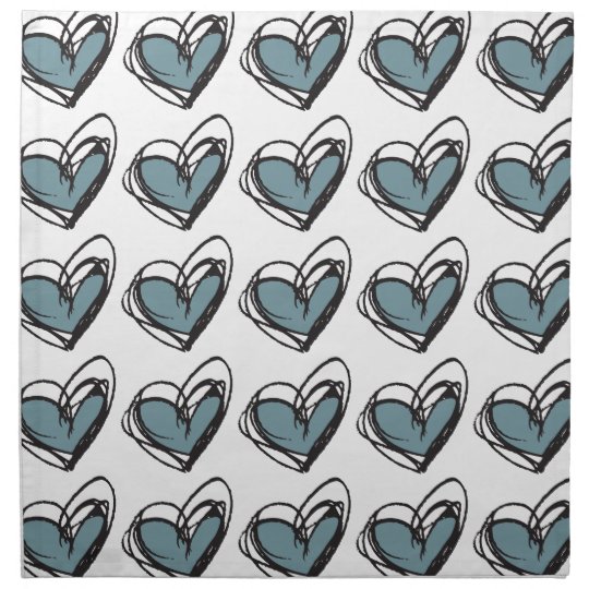 Blue Bandana Napkins