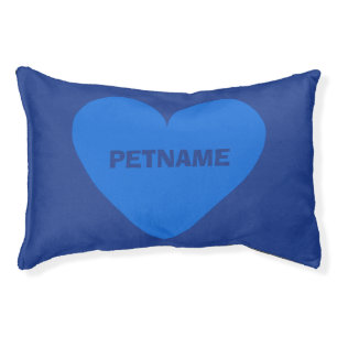 Blue Heart dog beds